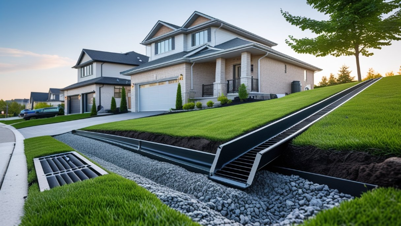 Best Drainage Solutions for Sloped Ontario Properties: Easy Tips to Keep Your Yard Dry